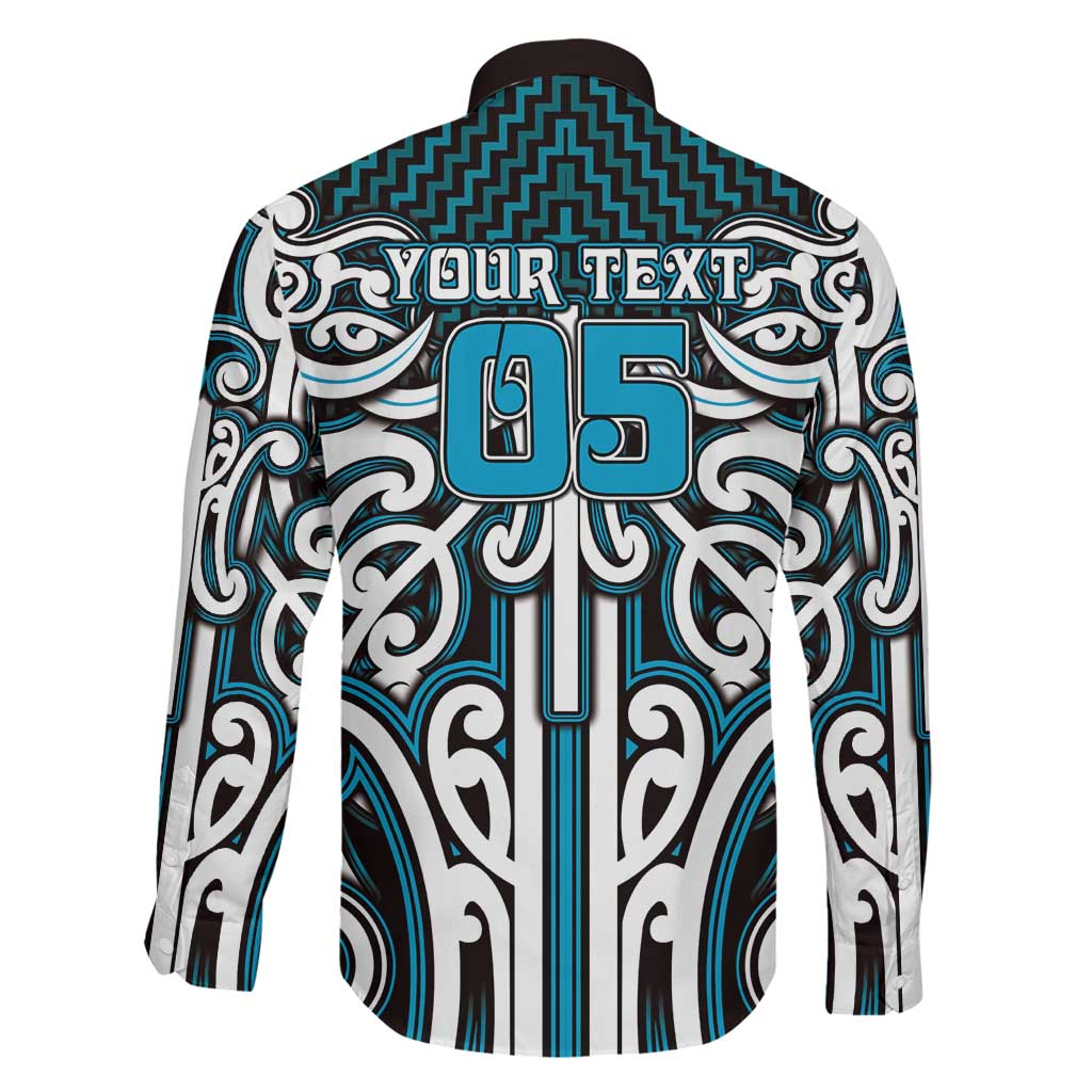 Custom Aotearoa Ngati Porou Family Matching Puletasi and Hawaiian Shirt Maori Tribal Pattern Mix Poutama
