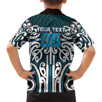 Custom Aotearoa Ngati Porou Hawaiian Shirt Maori Tribal Pattern Mix Poutama