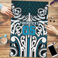 Custom Aotearoa Ngati Porou Puzzle Maori Tribal Pattern Mix Poutama