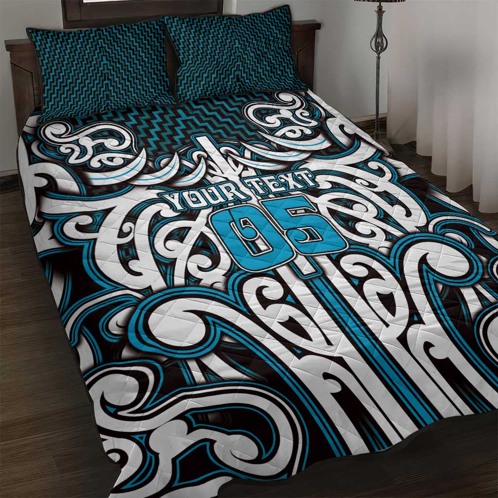 Custom Aotearoa Ngati Porou Quilt Bed Set Maori Tribal Pattern Mix Poutama