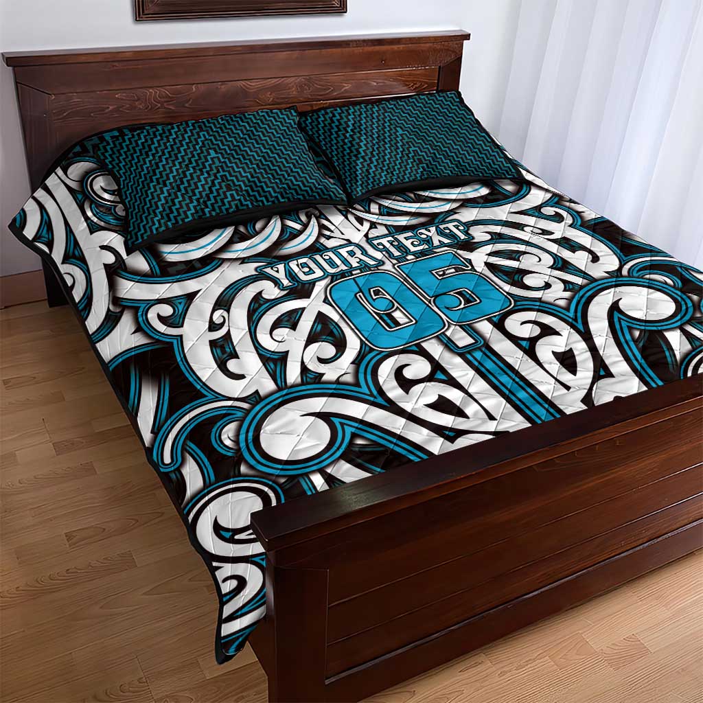Custom Aotearoa Ngati Porou Quilt Bed Set Maori Tribal Pattern Mix Poutama