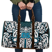 Custom Aotearoa Ngati Porou Travel Bag Maori Tribal Pattern Mix Poutama