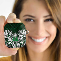 Custom Aotearoa Ngai Tahu AirPods Case Maori Tribal Pattern Mix Poutama