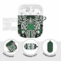 Custom Aotearoa Ngai Tahu AirPods Case Maori Tribal Pattern Mix Poutama