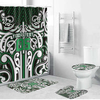 Custom Aotearoa Ngai Tahu Bathroom Set Maori Tribal Pattern Mix Poutama