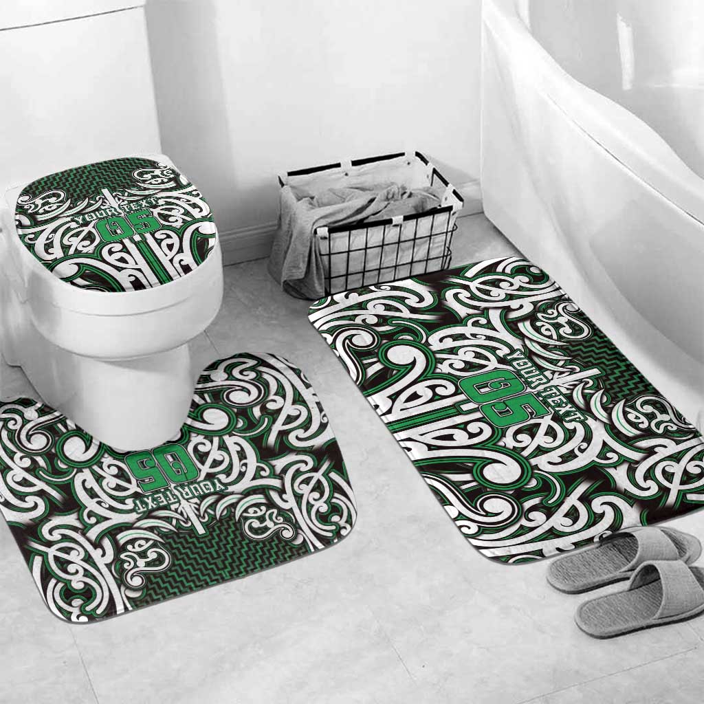 Custom Aotearoa Ngai Tahu Bathroom Set Maori Tribal Pattern Mix Poutama