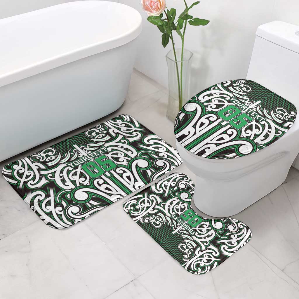 Custom Aotearoa Ngai Tahu Bathroom Set Maori Tribal Pattern Mix Poutama