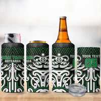 Custom Aotearoa Ngai Tahu 4 in 1 Can Cooler Tumbler Maori Tribal Pattern Mix Poutama