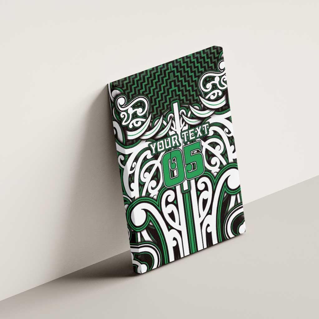 Custom Aotearoa Ngai Tahu Canvas Wall Art Maori Tribal Pattern Mix Poutama