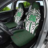 Custom Aotearoa Ngai Tahu Car Seat Cover Maori Tribal Pattern Mix Poutama