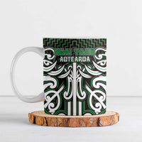 Custom Aotearoa Ngai Tahu Ceramic Mug Maori Tribal Pattern Mix Poutama
