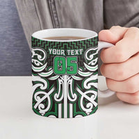 Custom Aotearoa Ngai Tahu Ceramic Mug Maori Tribal Pattern Mix Poutama