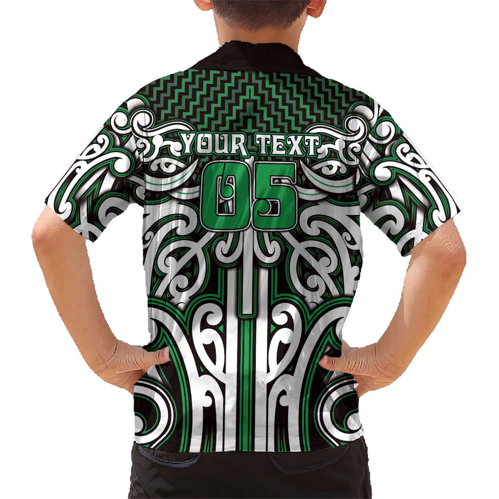 Custom Aotearoa Ngai Tahu Family Matching Long Sleeve Bodycon Dress and Hawaiian Shirt Maori Tribal Pattern Mix Poutama