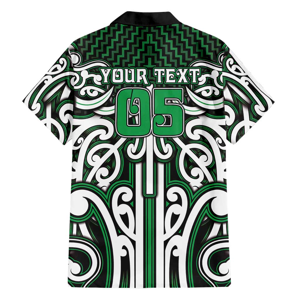 Custom Aotearoa Ngai Tahu Family Matching Off Shoulder Maxi Dress and Hawaiian Shirt Maori Tribal Pattern Mix Poutama