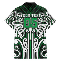 Custom Aotearoa Ngai Tahu Family Matching Tank Maxi Dress and Hawaiian Shirt Maori Tribal Pattern Mix Poutama