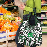 Custom Aotearoa Ngai Tahu Grocery Bag Maori Tribal Pattern Mix Poutama