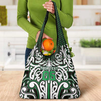 Custom Aotearoa Ngai Tahu Grocery Bag Maori Tribal Pattern Mix Poutama
