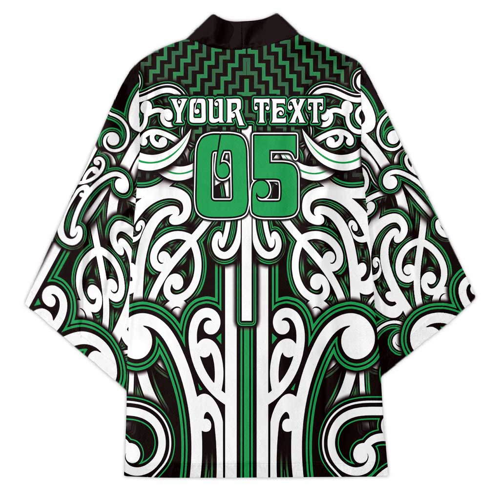 Custom Aotearoa Ngai Tahu Kimono Maori Tribal Pattern Mix Poutama LT05 - Polynesian Pride