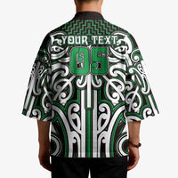 Custom Aotearoa Ngai Tahu Kimono Maori Tribal Pattern Mix Poutama LT05 - Polynesian Pride