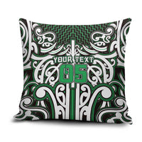 Custom Aotearoa Ngai Tahu Pillow Cover Maori Tribal Pattern Mix Poutama