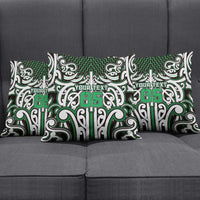 Custom Aotearoa Ngai Tahu Pillow Cover Maori Tribal Pattern Mix Poutama