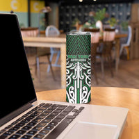 Custom Aotearoa Ngai Tahu Skinny Tumbler Maori Tribal Pattern Mix Poutama