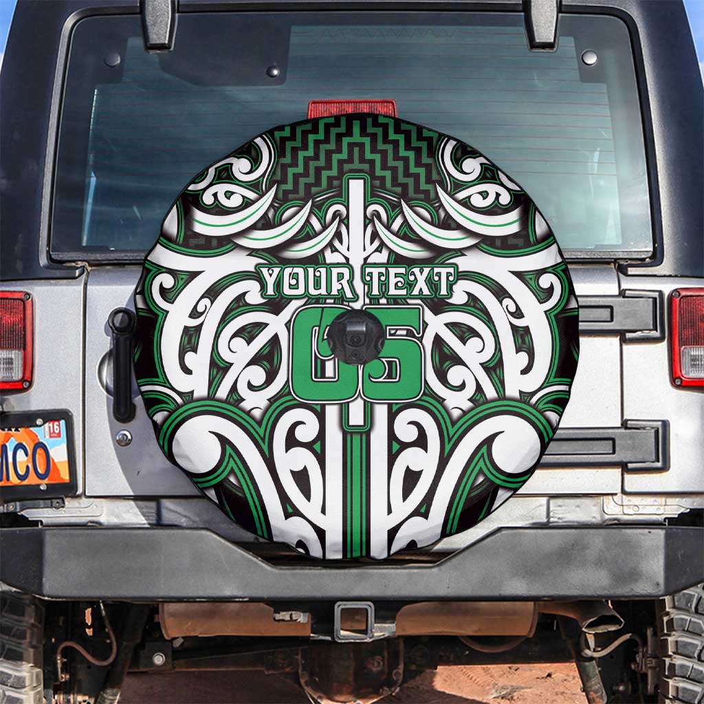 Custom Aotearoa Ngai Tahu Spare Tire Cover Maori Tribal Pattern Mix Poutama