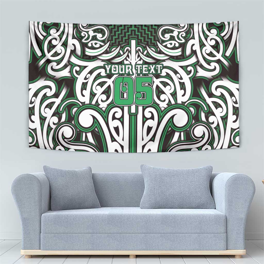 Custom Aotearoa Ngai Tahu Tapestry Maori Tribal Pattern Mix Poutama