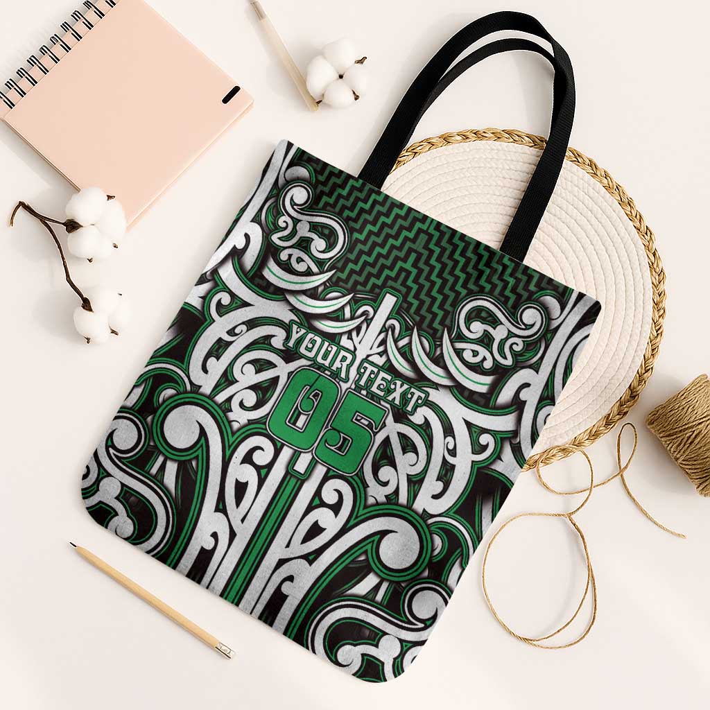 Custom Aotearoa Ngai Tahu Tote Bag Maori Tribal Pattern Mix Poutama