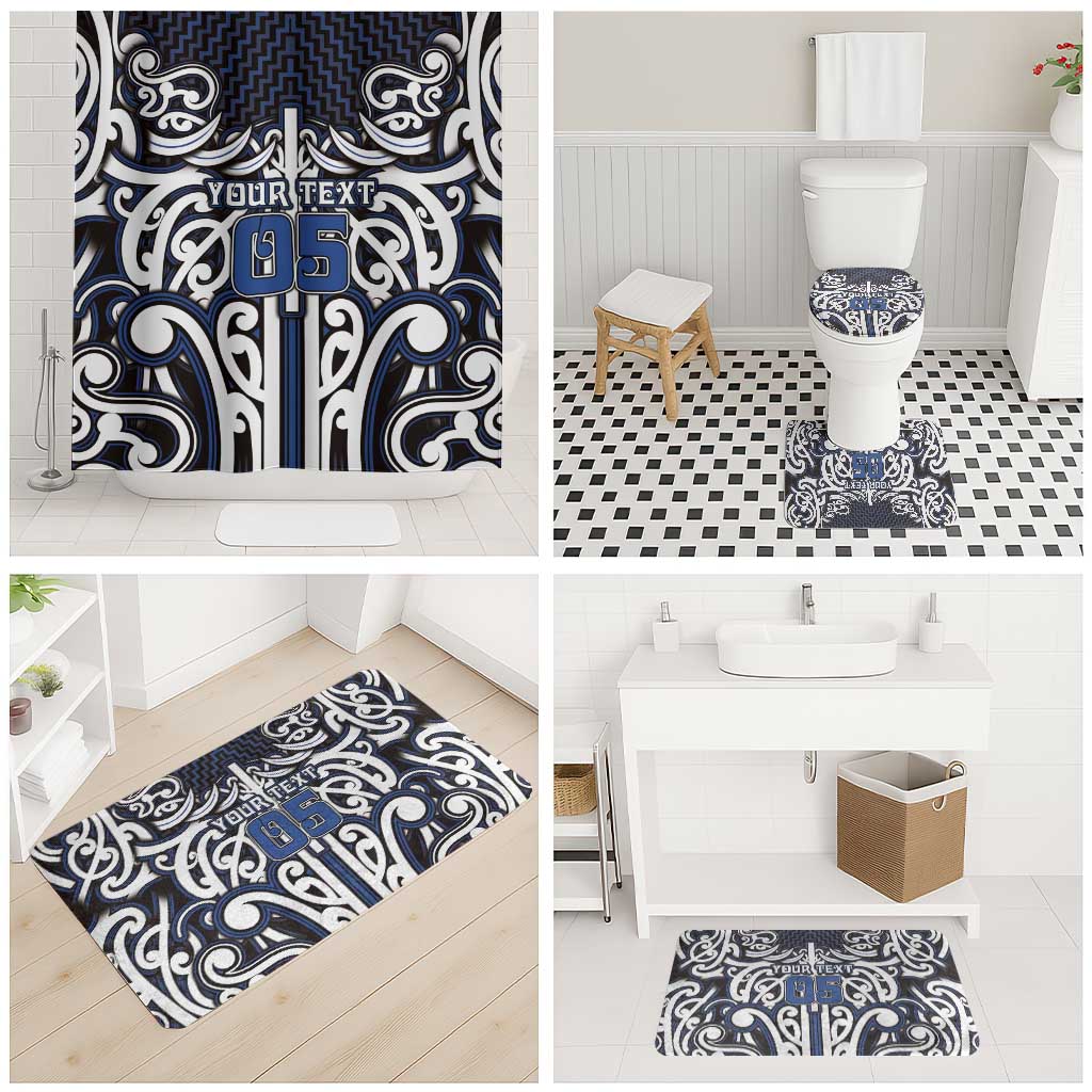 Custom Aotearoa Ngati Tuwharetoa Bathroom Set Maori Tribal Pattern Mix Poutama