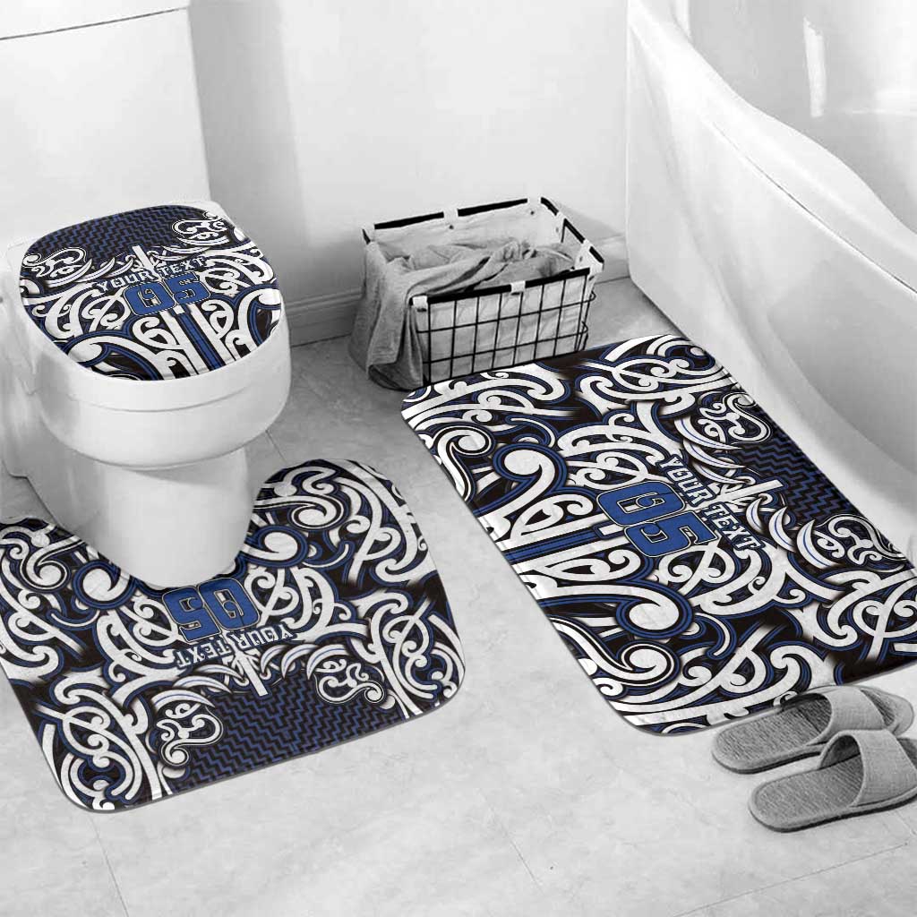 Custom Aotearoa Ngati Tuwharetoa Bathroom Set Maori Tribal Pattern Mix Poutama