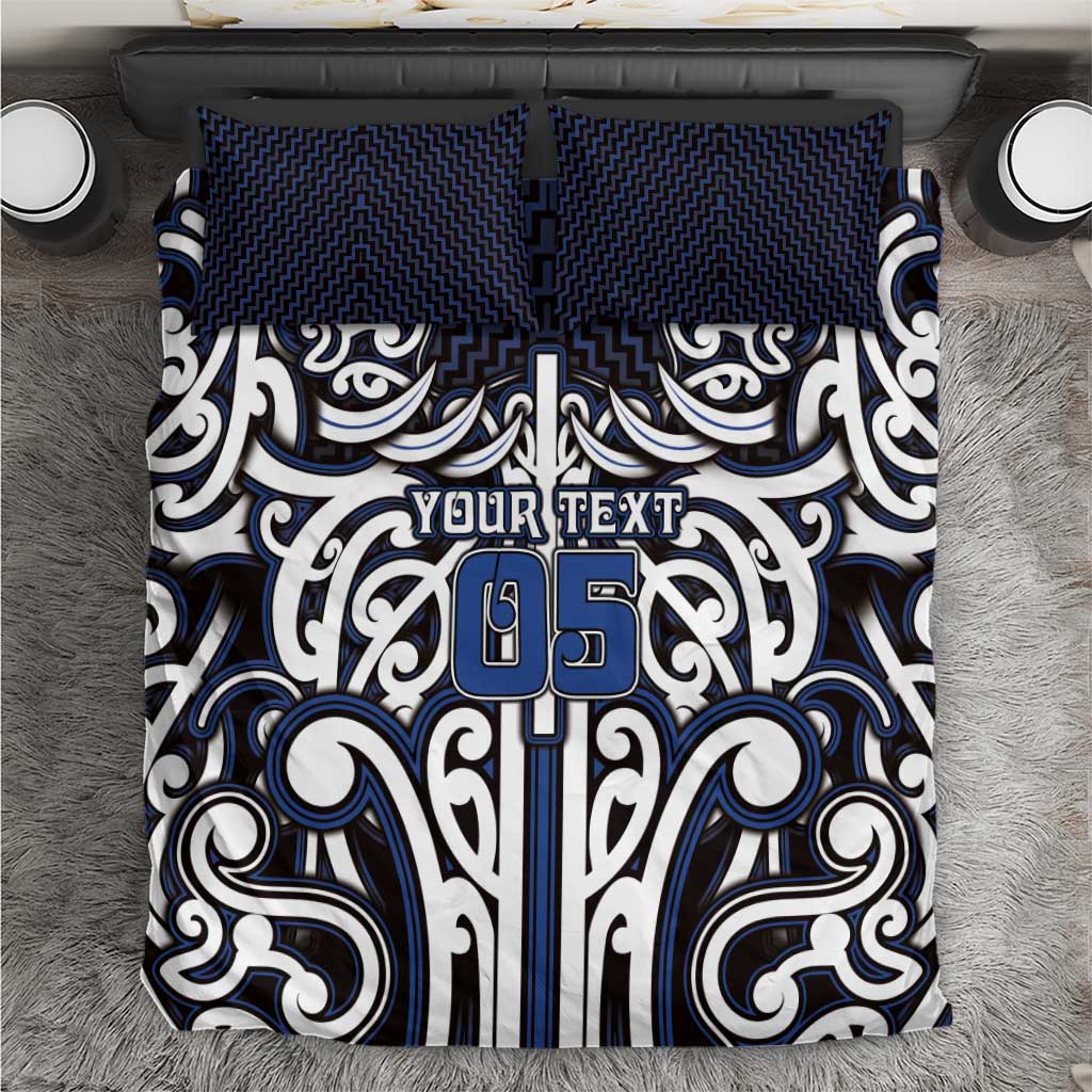 Custom Aotearoa Ngati Tuwharetoa Bedding Set Maori Tribal Pattern Mix Poutama