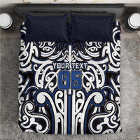 Custom Aotearoa Ngati Tuwharetoa Bedding Set Maori Tribal Pattern Mix Poutama