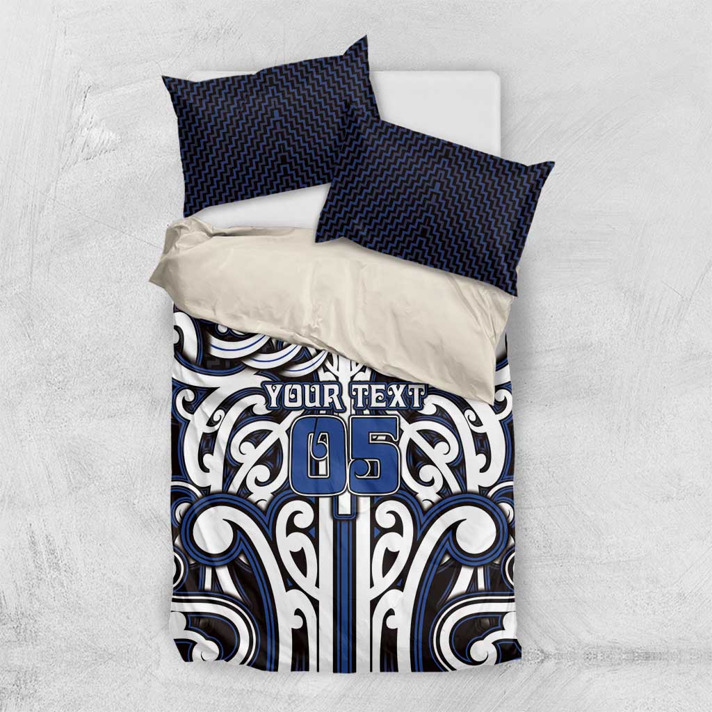 Custom Aotearoa Ngati Tuwharetoa Bedding Set Maori Tribal Pattern Mix Poutama