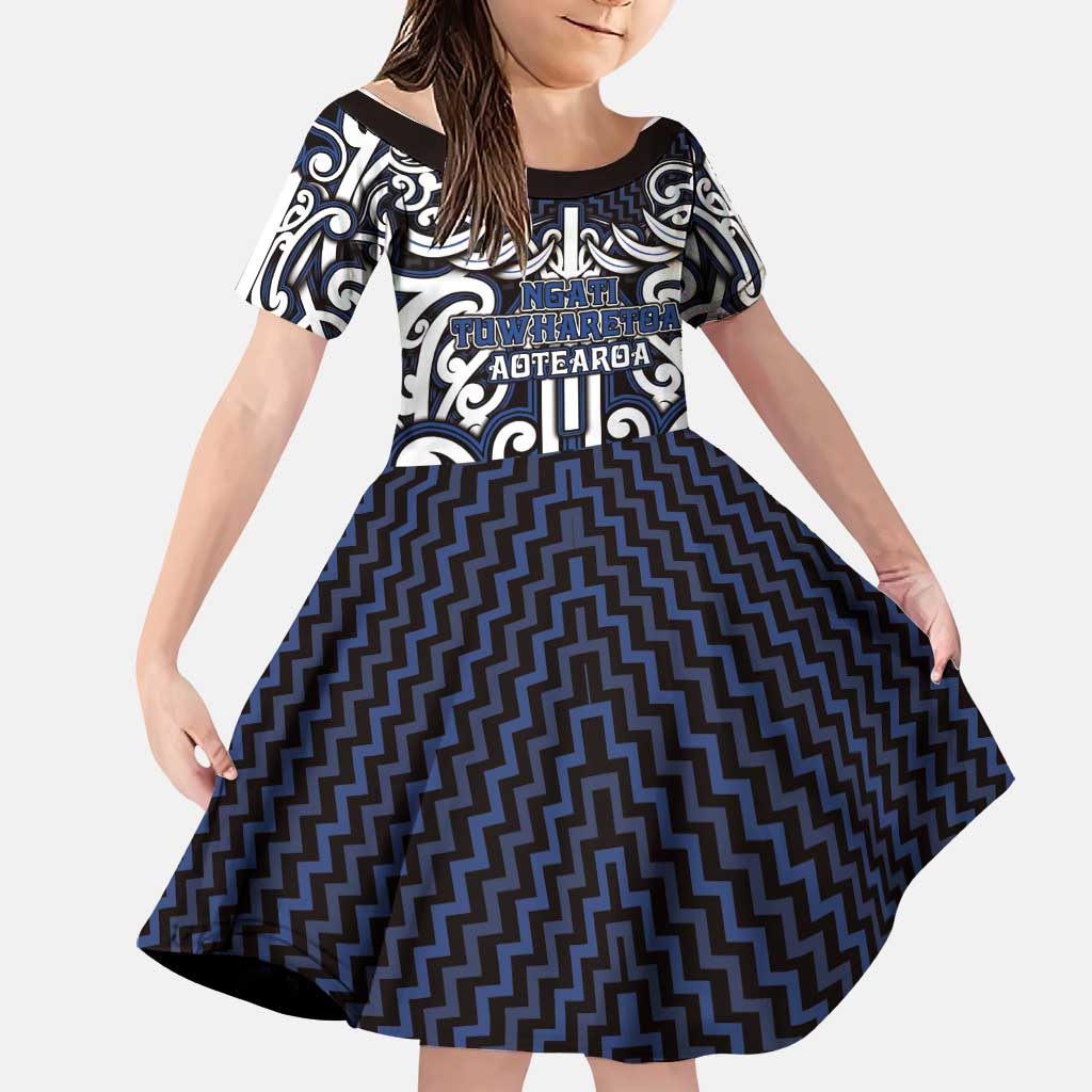 Custom Aotearoa Ngati Tuwharetoa Family Matching Long Sleeve Bodycon Dress and Hawaiian Shirt Maori Tribal Pattern Mix Poutama