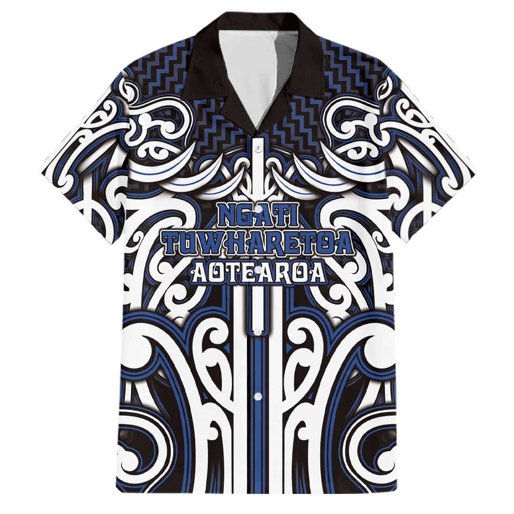 Custom Aotearoa Ngati Tuwharetoa Family Matching Mermaid Dress and Hawaiian Shirt Maori Tribal Pattern Mix Poutama