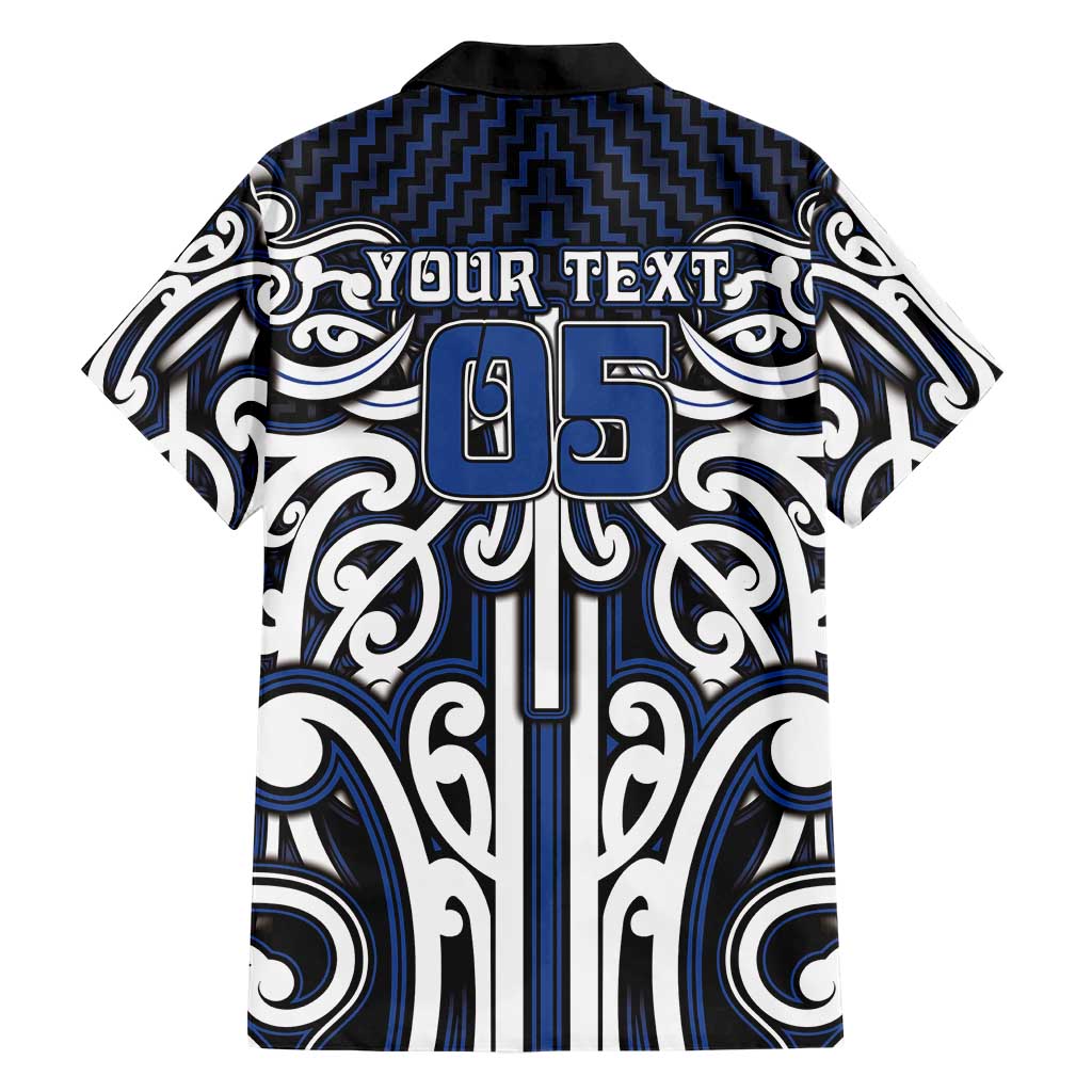 Custom Aotearoa Ngati Tuwharetoa Family Matching Tank Maxi Dress and Hawaiian Shirt Maori Tribal Pattern Mix Poutama
