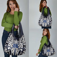 Custom Aotearoa Ngati Tuwharetoa Grocery Bag Maori Tribal Pattern Mix Poutama