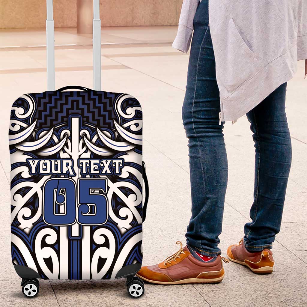 Custom Aotearoa Ngati Tuwharetoa Luggage Cover Maori Tribal Pattern Mix Poutama