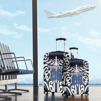 Custom Aotearoa Ngati Tuwharetoa Luggage Cover Maori Tribal Pattern Mix Poutama