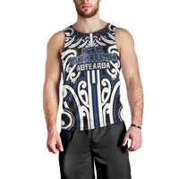Custom Aotearoa Ngati Tuwharetoa Men Tank Top Maori Tribal Pattern Mix Poutama