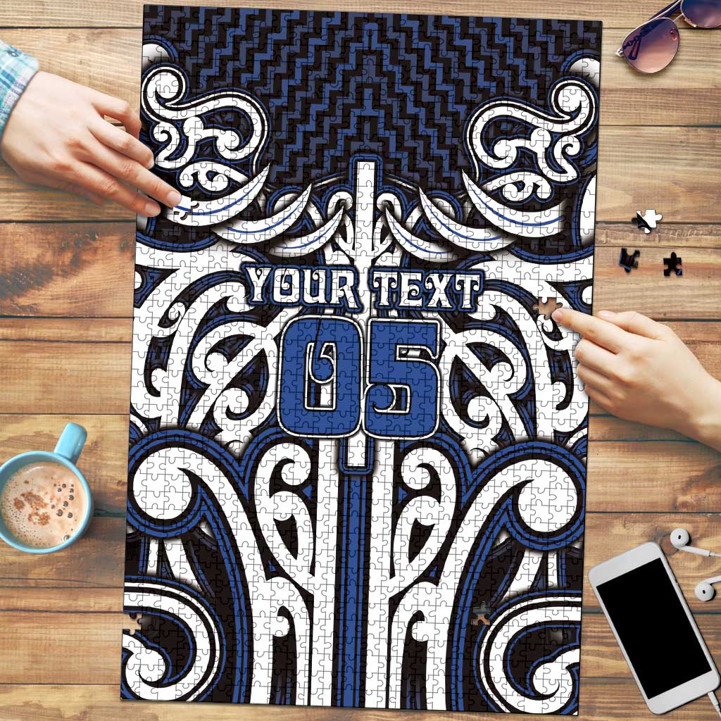 Custom Aotearoa Ngati Tuwharetoa Puzzle Maori Tribal Pattern Mix Poutama