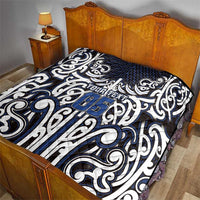 Custom Aotearoa Ngati Tuwharetoa Quilt Maori Tribal Pattern Mix Poutama