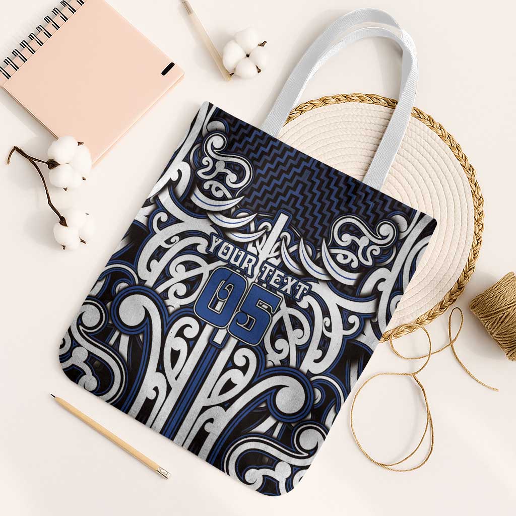 Custom Aotearoa Ngati Tuwharetoa Tote Bag Maori Tribal Pattern Mix Poutama