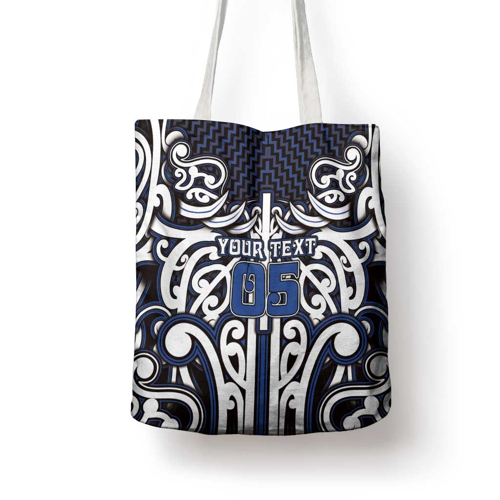 Custom Aotearoa Ngati Tuwharetoa Tote Bag Maori Tribal Pattern Mix Poutama
