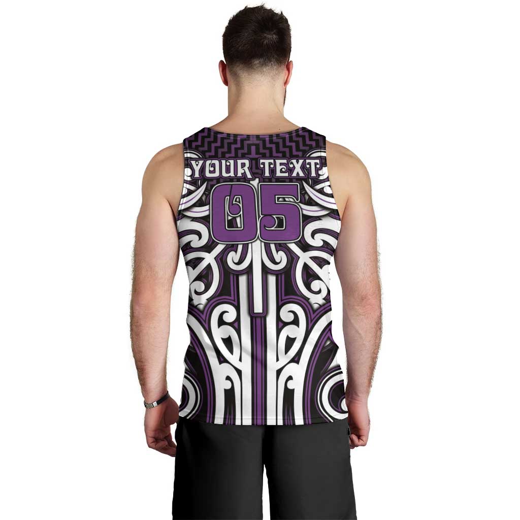 Custom Aotearoa Rangitane Men Tank Top Maori Tribal Pattern Mix Poutama