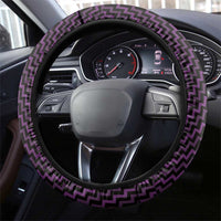 Aotearoa Rangitane Steering Wheel Cover Maori Tribal Pattern Mix Poutama