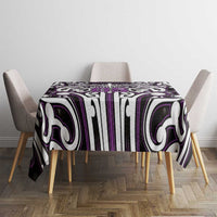 Custom Aotearoa Rangitane Tablecloth Maori Tribal Pattern Mix Poutama