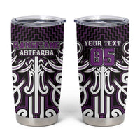 Custom Aotearoa Rangitane Tumbler Cup Maori Tribal Pattern Mix Poutama