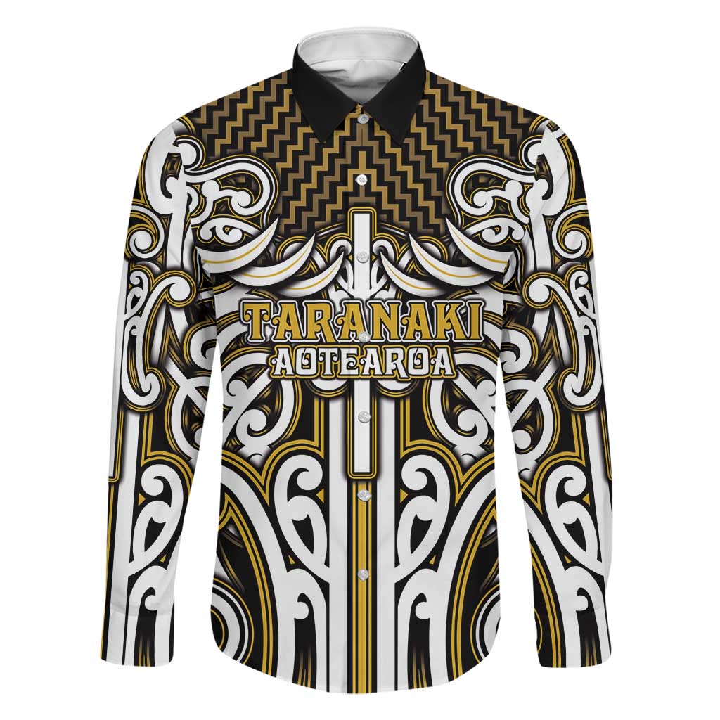 Custom Aotearoa Taranaki Family Matching Long Sleeve Bodycon Dress and Hawaiian Shirt Maori Tribal Pattern Mix Poutama